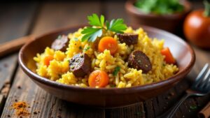 Pilau - Würziger Reis mit Fleisch