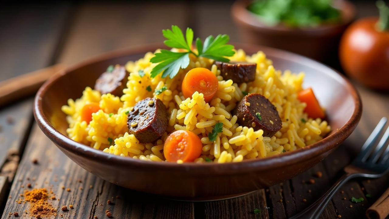 Pilau - Würziger Reis mit Fleisch