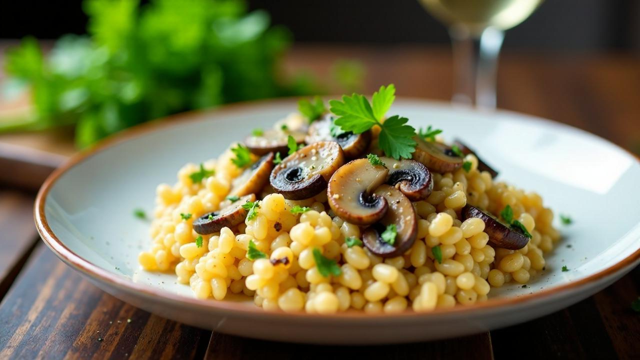 Pilz-Risotto ohne Reis