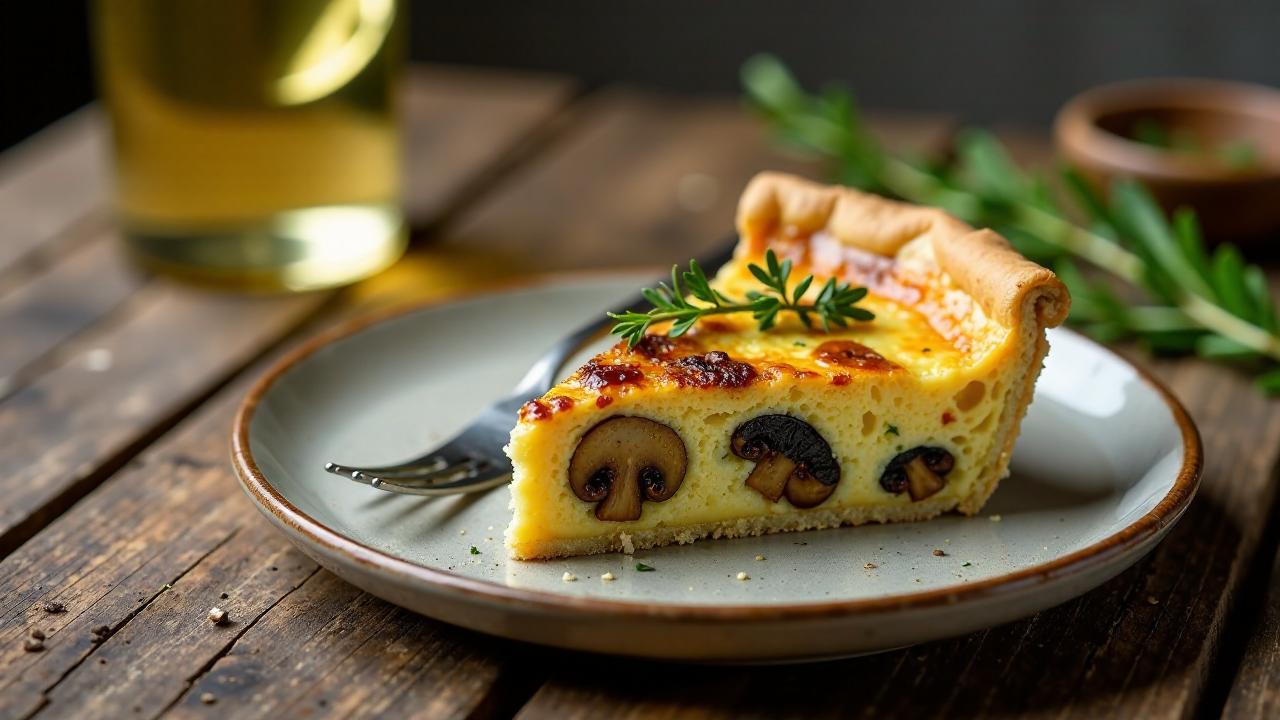 Pilz-Thymian-Quiche