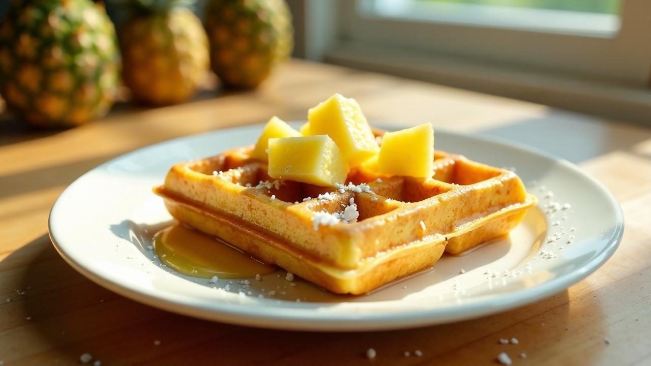 Pina Colada-Waffeln