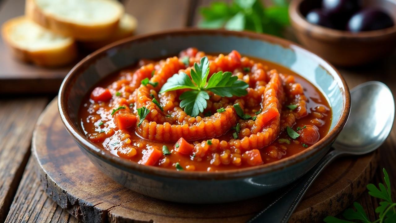 Pindjur - Würzige Auberginen-Tomaten-Paste