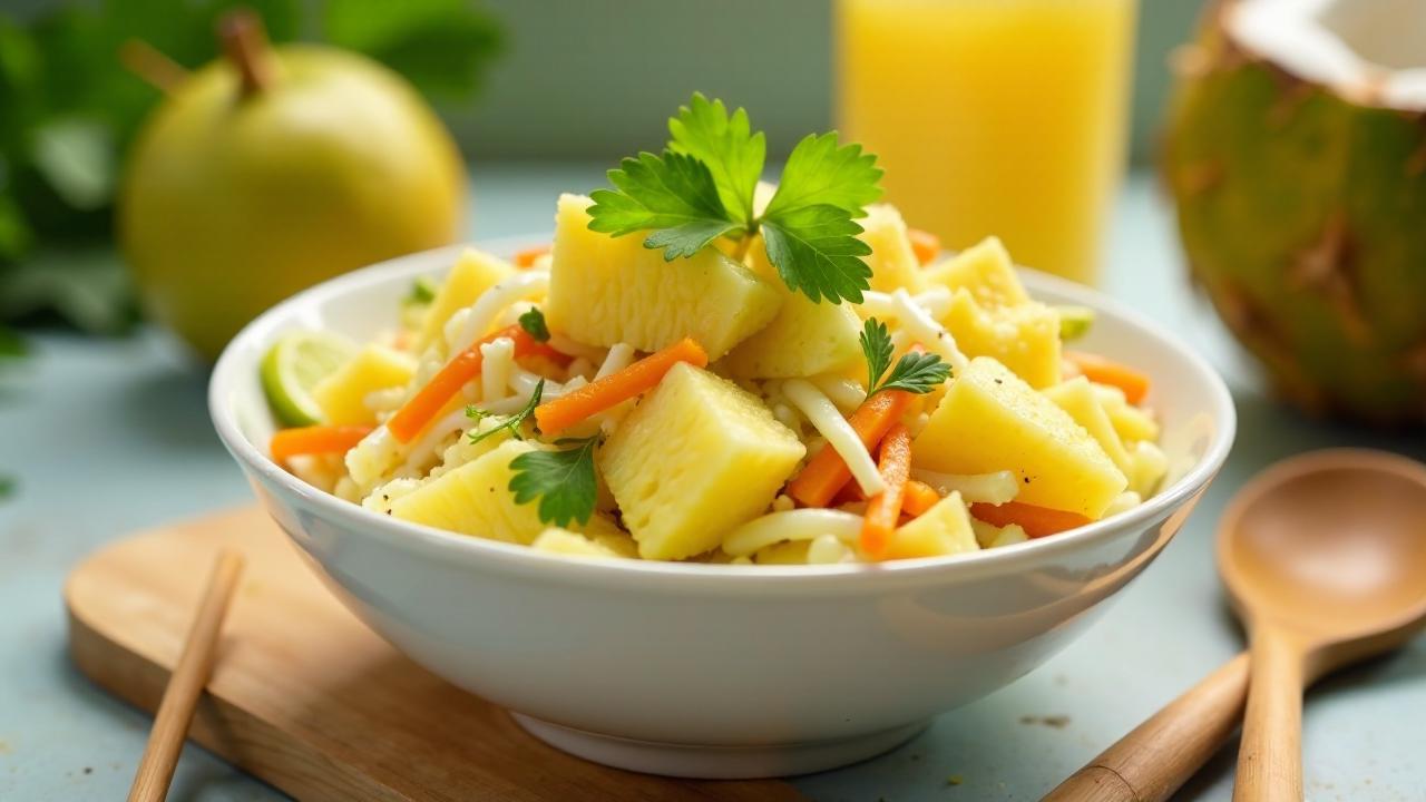 Pineapple-Coconut Cole Slaw