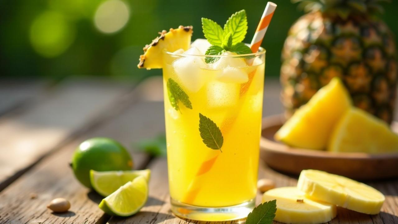 Pineapple Ginger Soda