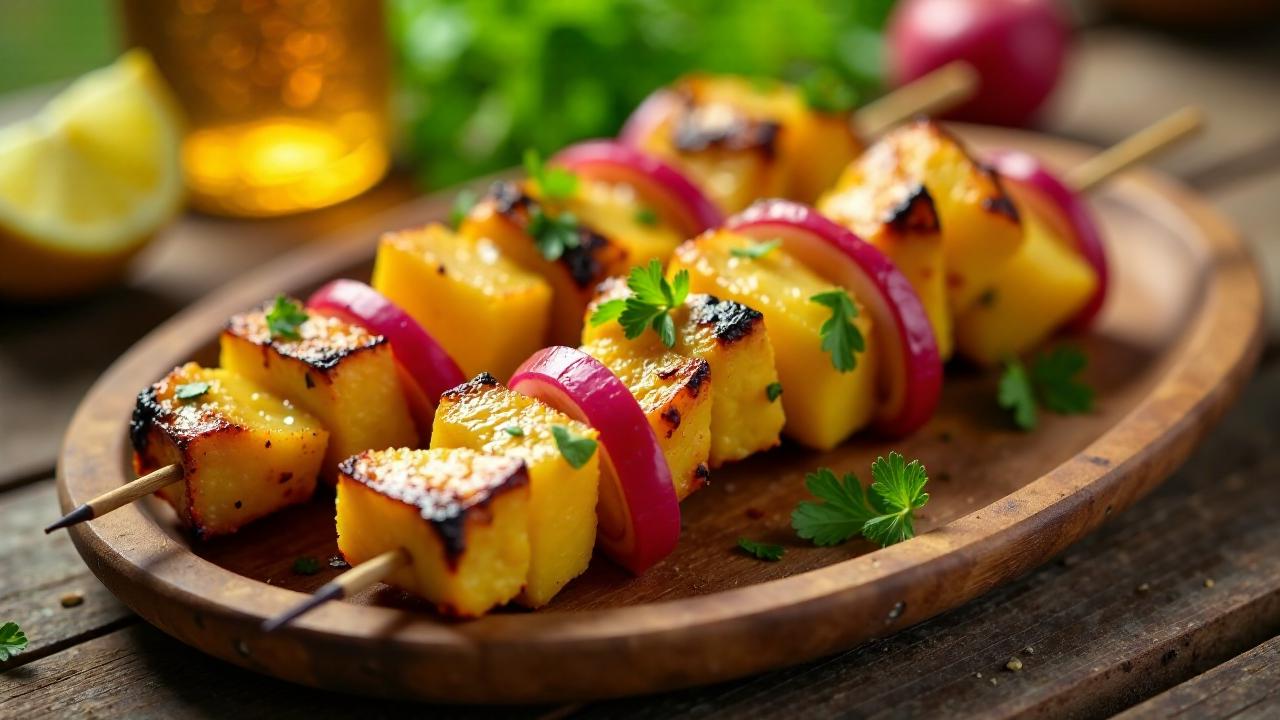 Pineapple Jerk Chicken Skewers