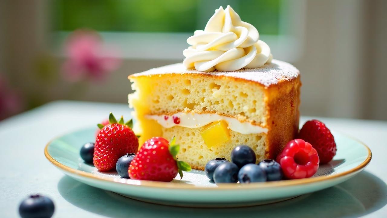 Pineapple Sponge Cake