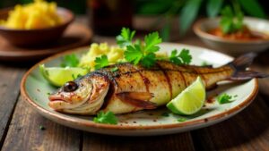 Pirarucu Assado – Gegrillter Riesenfisch