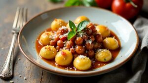 Pisarei e Faso (Handgemachte Gnocchi)