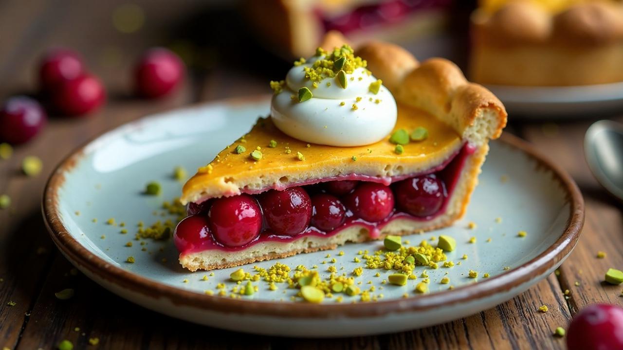 Pistazien-Cranberry-Pie