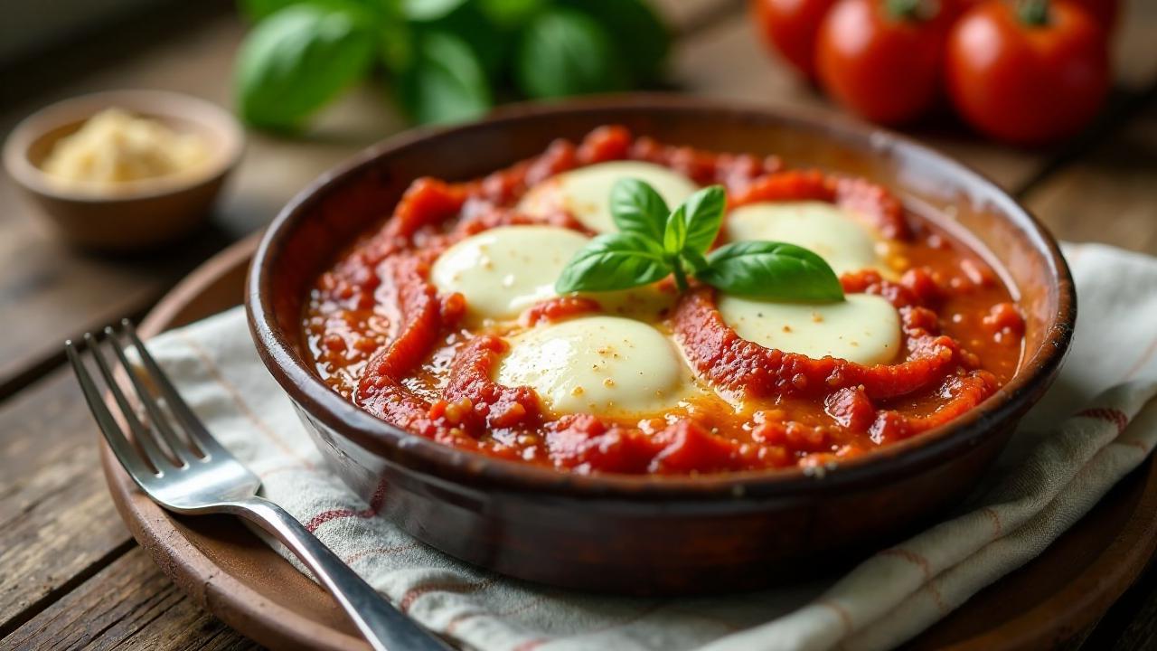 Pizzaiola (Klassische Tomaten-Käse-Pfanne)