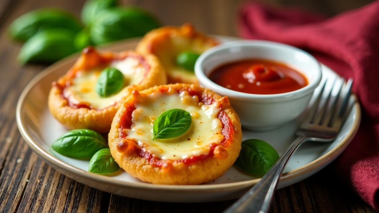 Pizzette Fritte (Frittierte Mini-Pizzen)