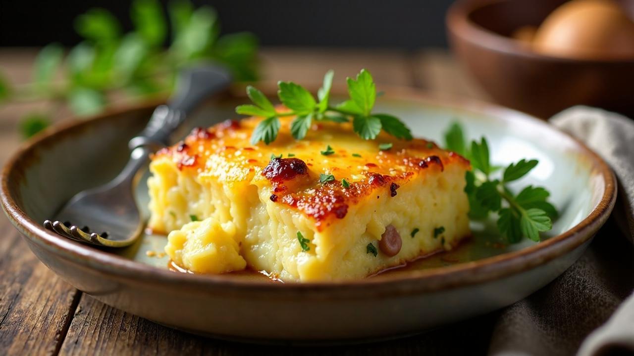 Plain in Pigna - Kartoffelauflauf mit Bündner Fleisch