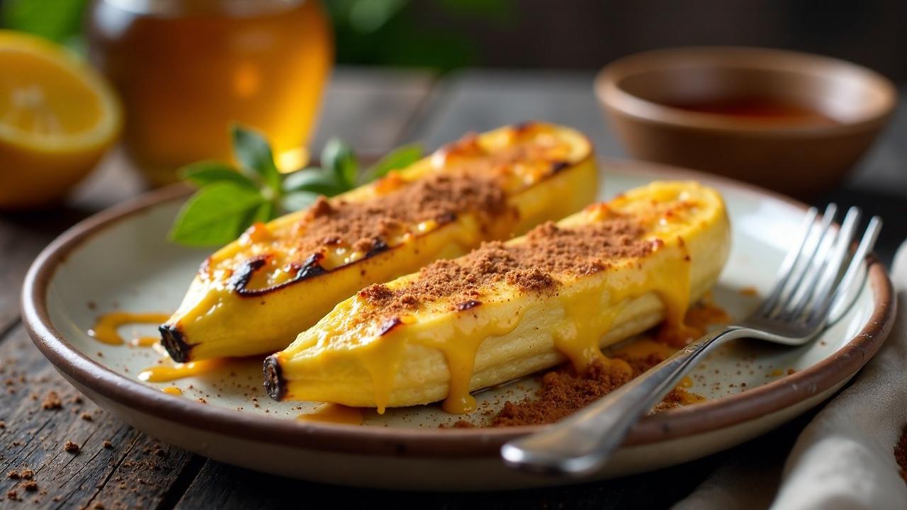 Plátanos con Queso: Gegrillte Bananen mit Käse