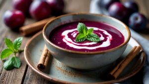 Plums Soup - Pflaumensuppe