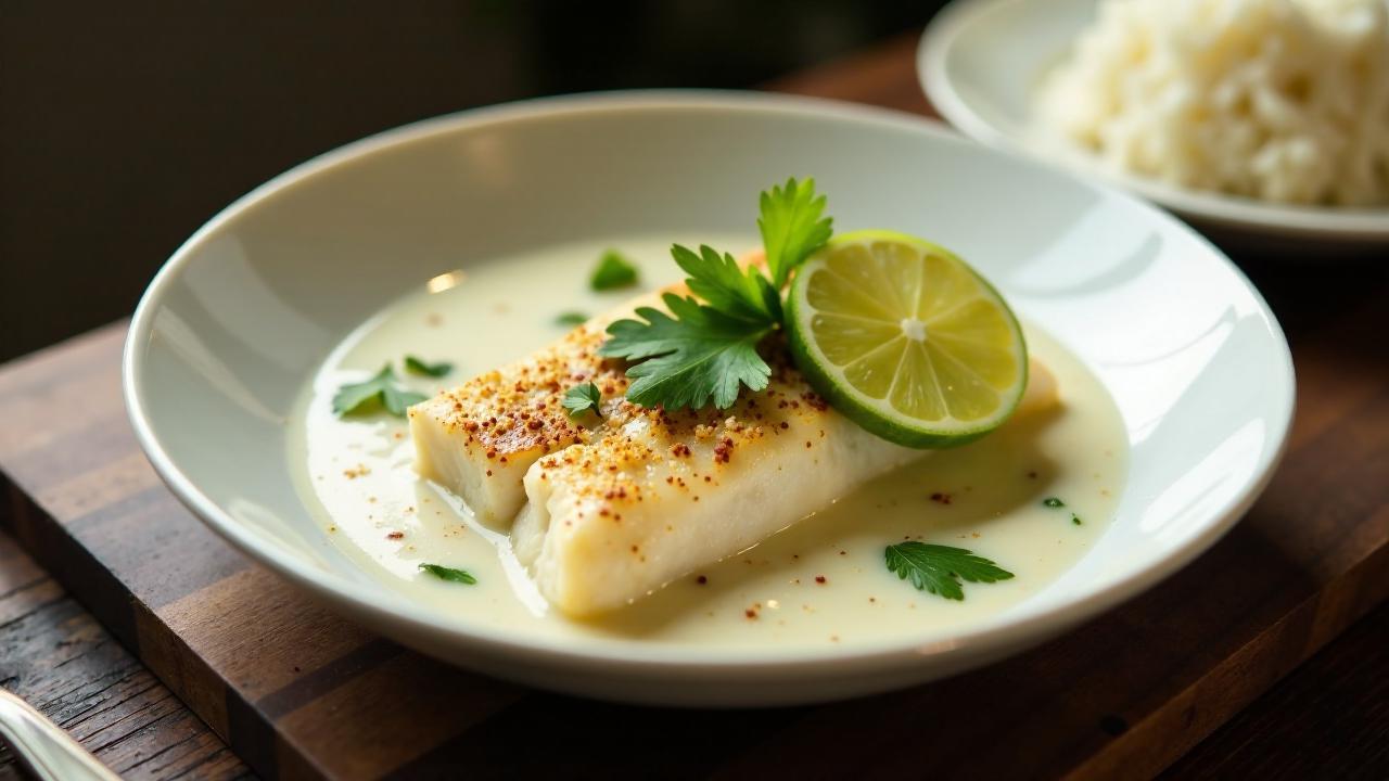 Poached Fish in Coconut Milk (Pochierter Fisch)