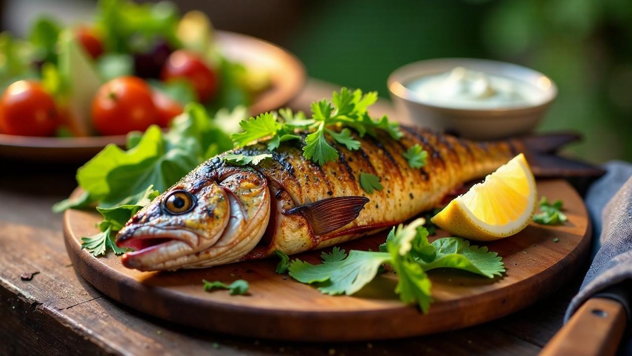 Poisson Grillé au Citron (Gegrillter Fisch mit Zitrone)