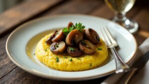 Polenta con Funghi (Polenta mit Pilzen)