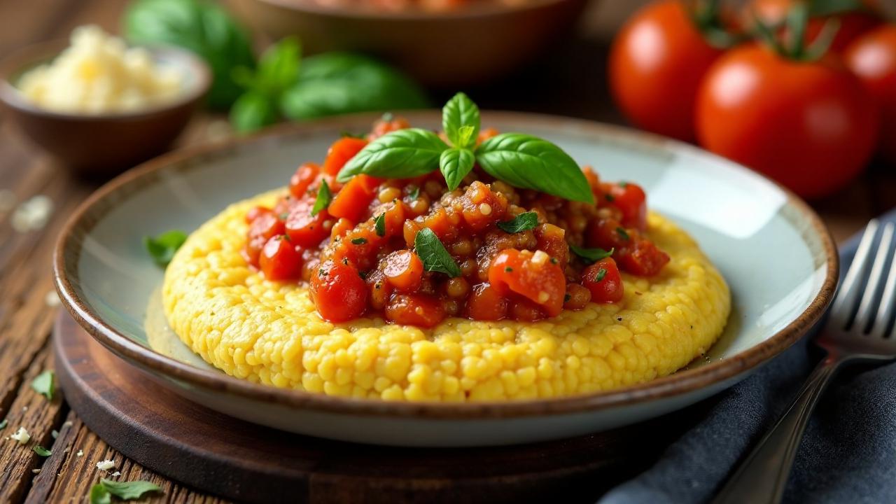 Polenta con Salsa – Polenta mit Tomatensauce