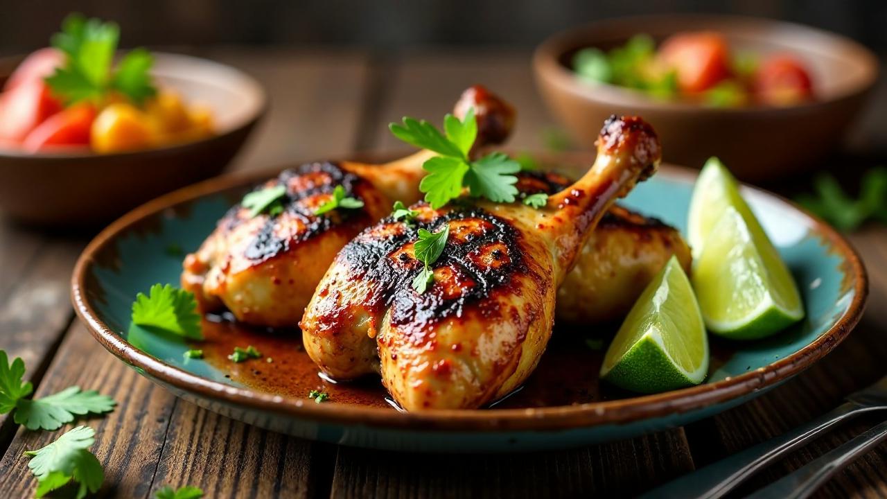 Pollo Asado (gegrilltes Hähnchen)