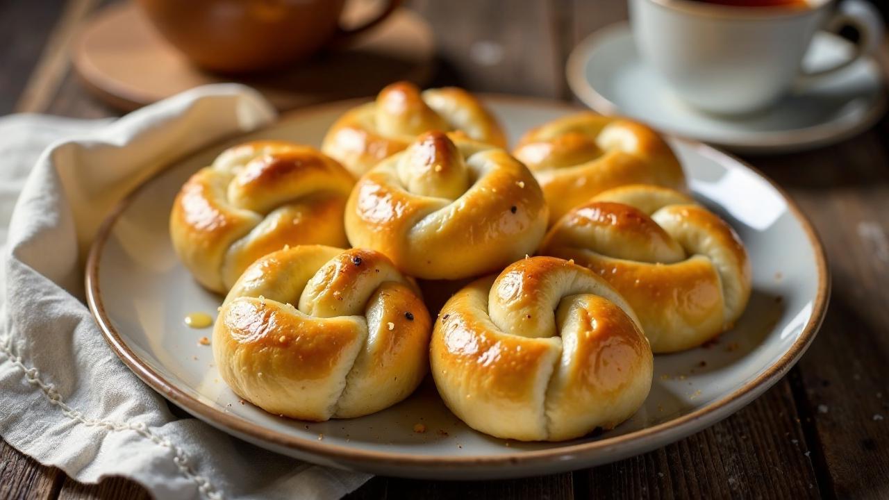 Polnische Hefe Brötchen Kränchen