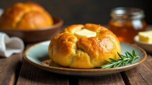 Polnische Süßkartoffelbrot Brötchen