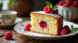 Polnischer Himbeer Kuchen