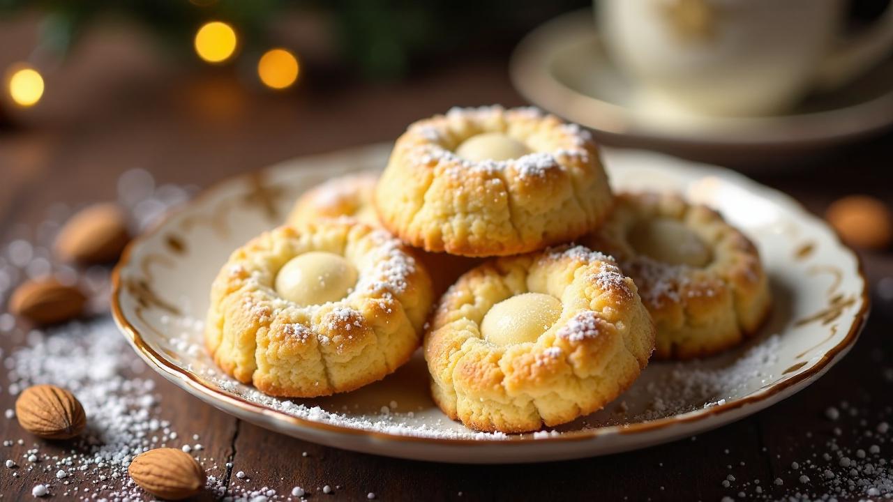 Polvorones (Spanische Mürbeteigkekse)