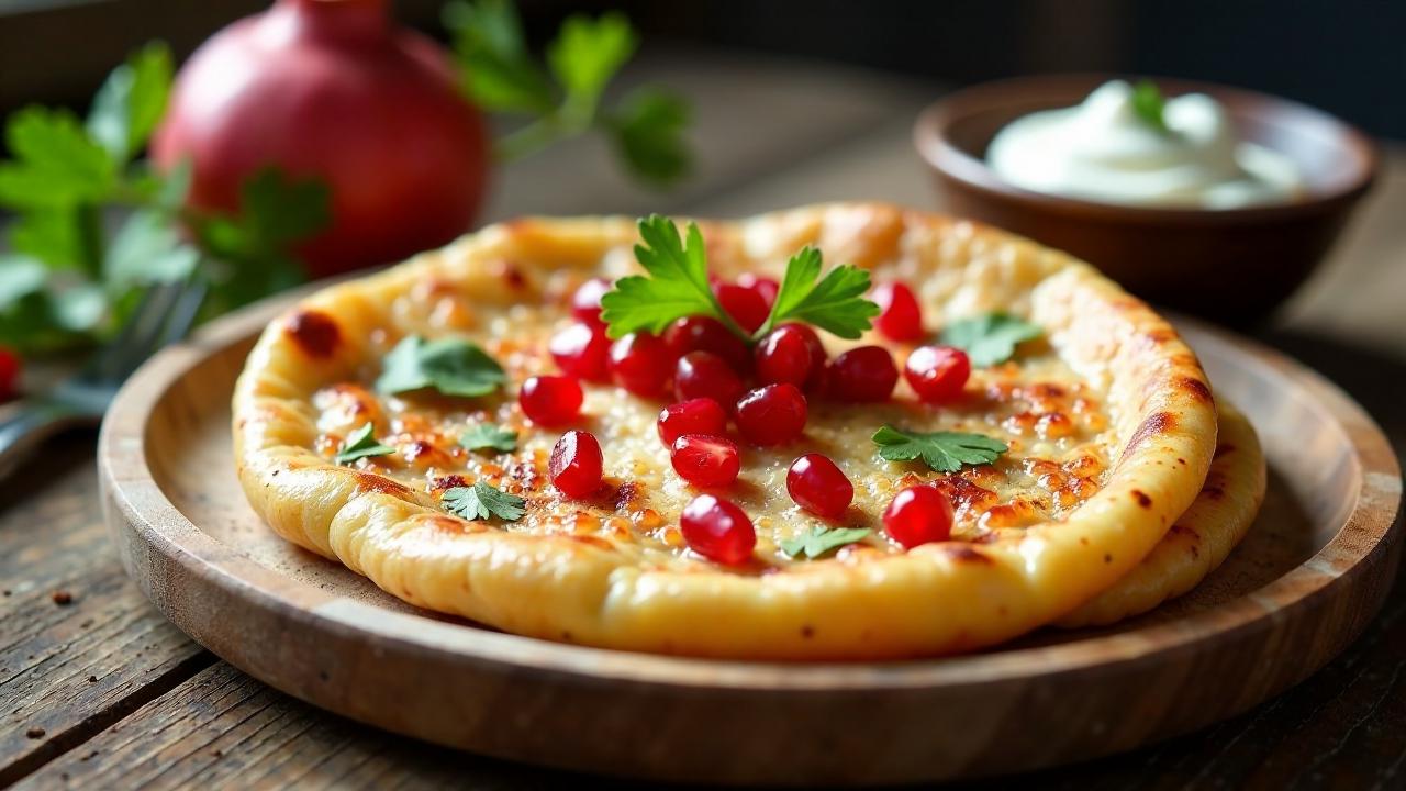 Pomegranate Roti (Granatapfel)