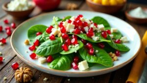 Pomegranate Spinach Salad