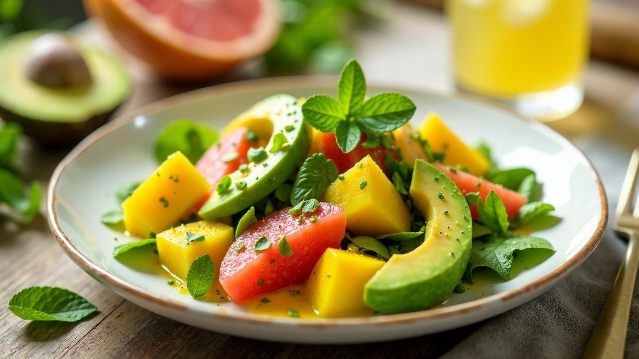 Pomelo-Mango-Salat