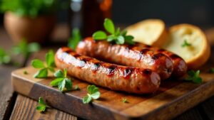 Pommersche Braunwurst – Gegrillter Gaumenschmaus