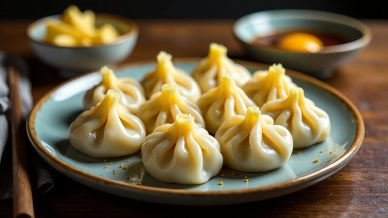 Pork & Egg Yolk Xiaolongbao