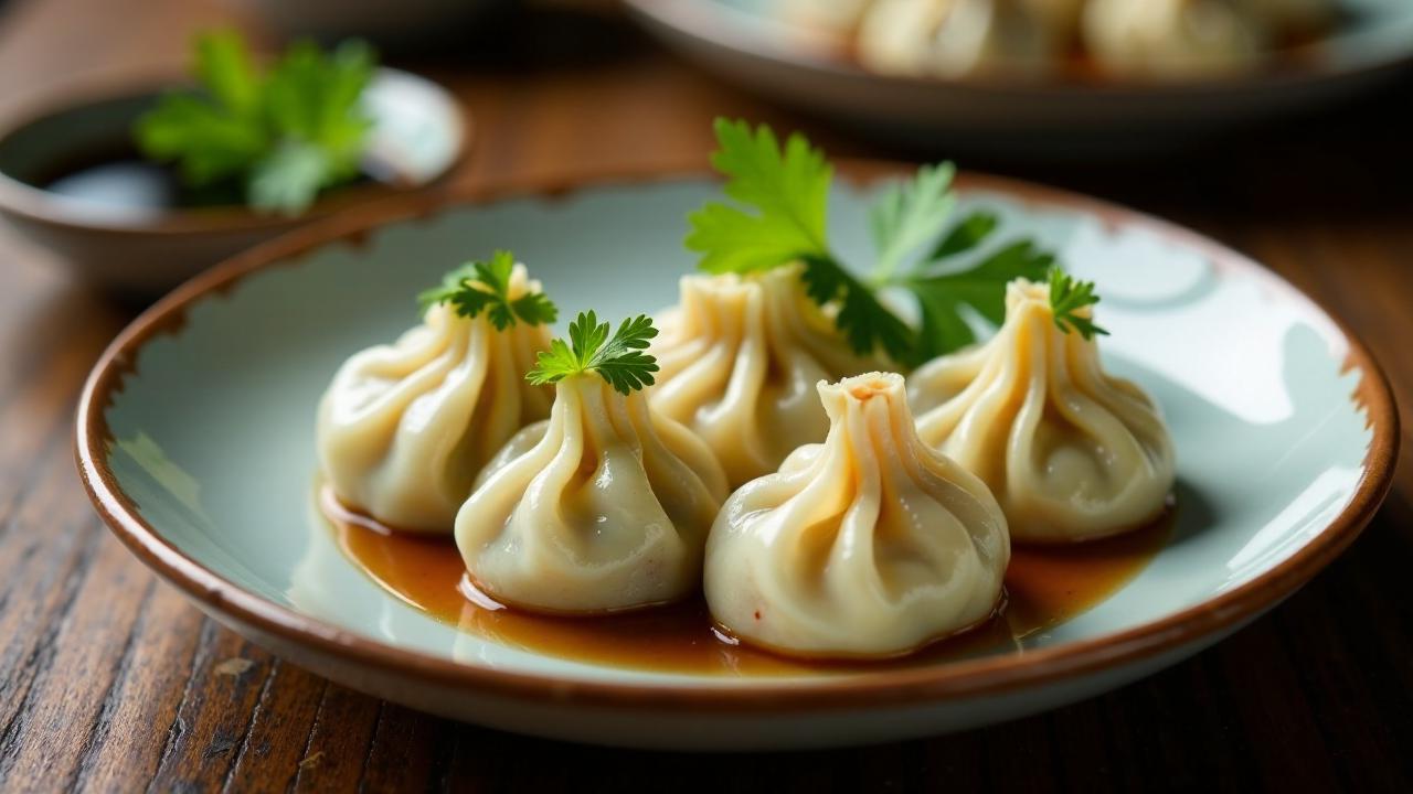 Pork & Sautéed Spinach Xiaolongbao