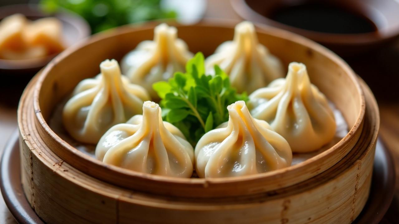 Pork & Snow Pea Shoots Xiaolongbao