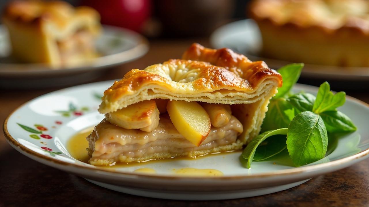 Pork and Apple Pie - Schweinefleisch-Apfel-Pastete