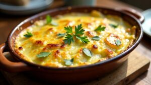 Potato and Leek Gratin