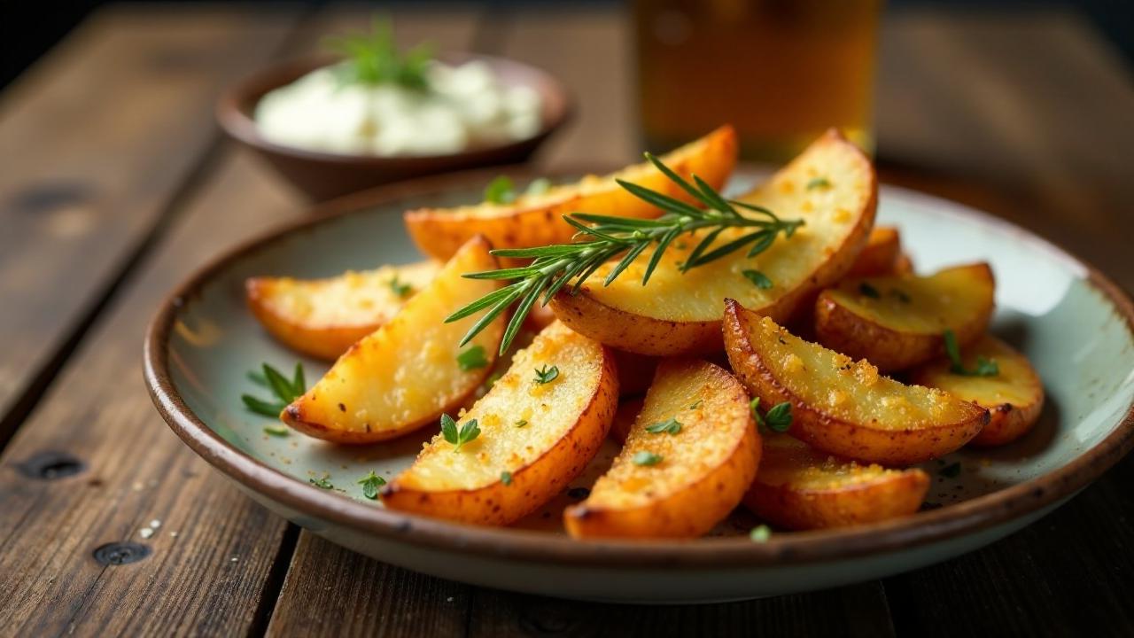 Potato and Rosemary Wedges