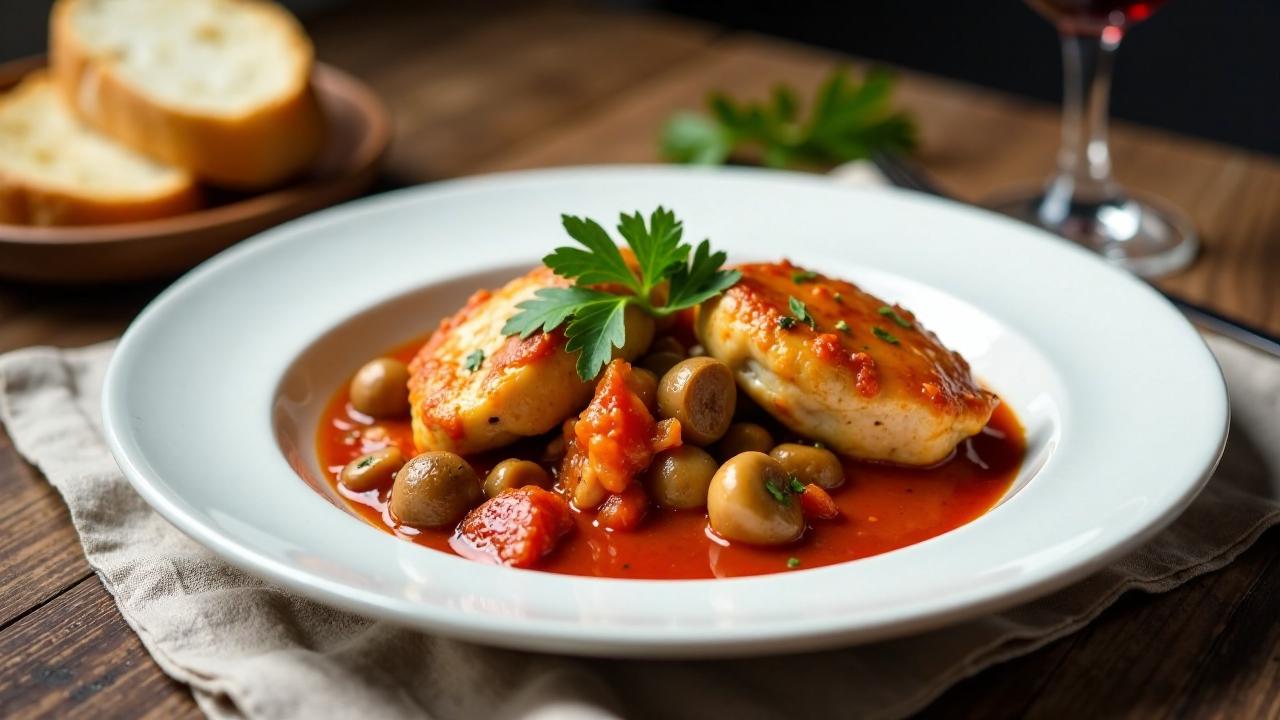 Poulet Chasseur: Hähnchenjäger-Art