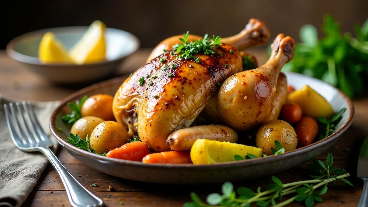 Poulet Rôti aux Herbes