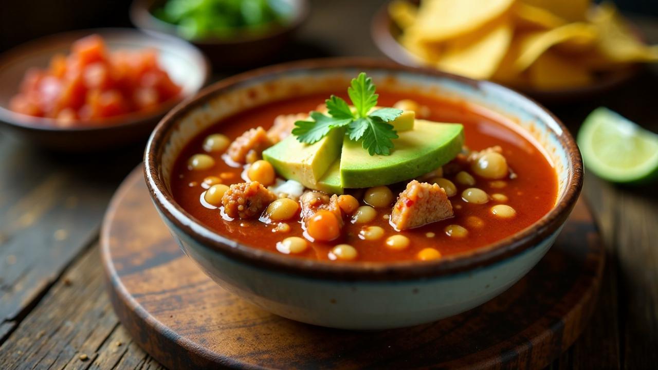 Pozole Rojo: Pikante Maissuppe