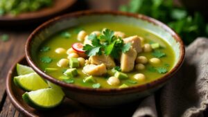 Pozole Verde (grüner Maiseintopf)