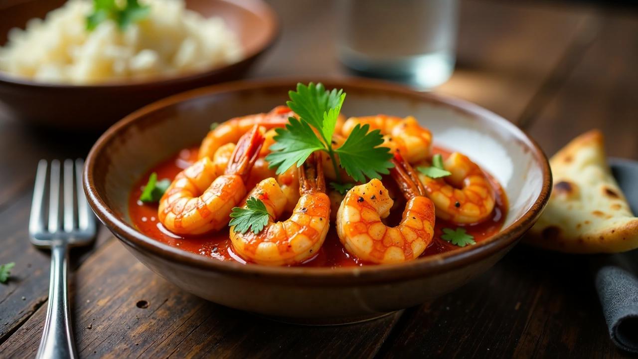 Prawn Bhuna - Würzige Garnelenpfanne