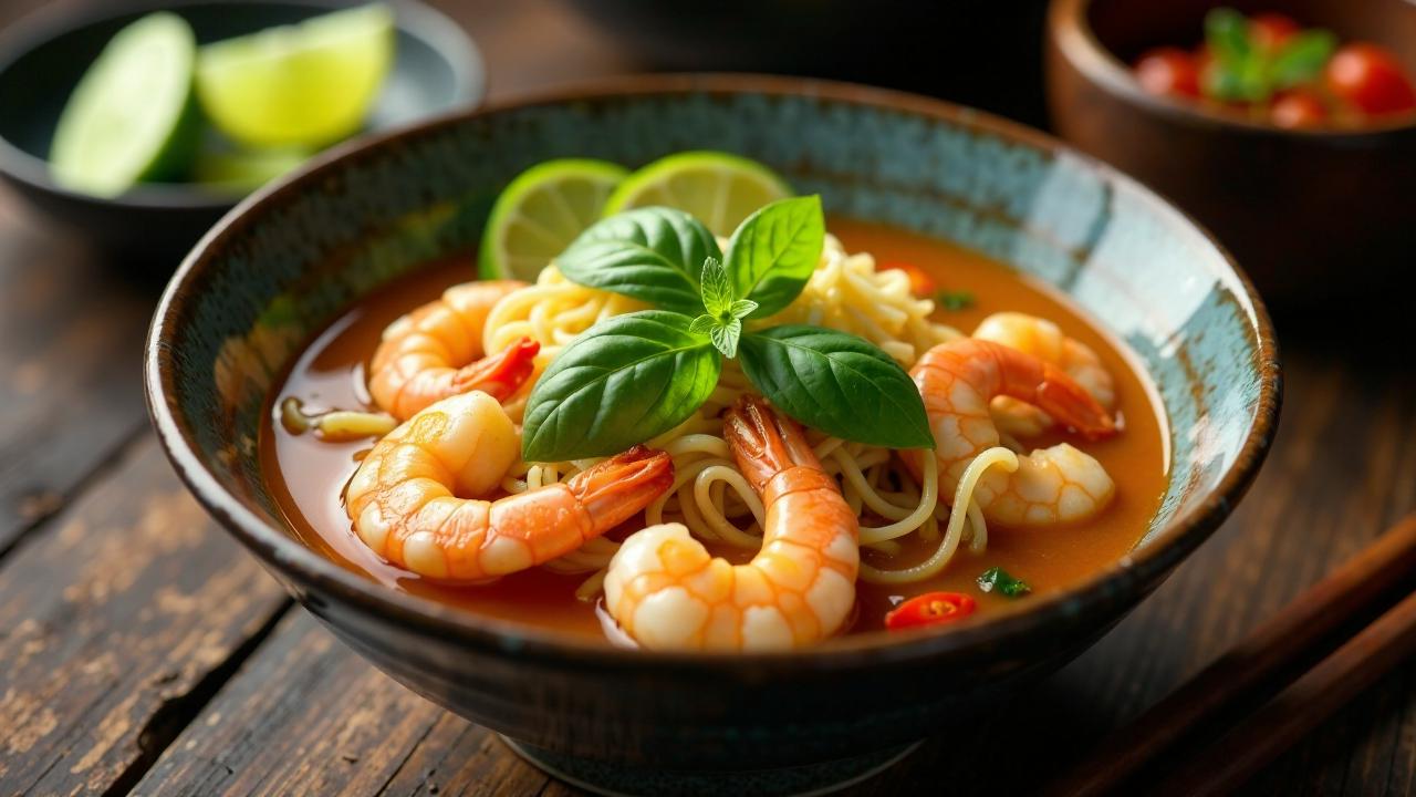 Prawn Mee - Garnelennudelsuppe