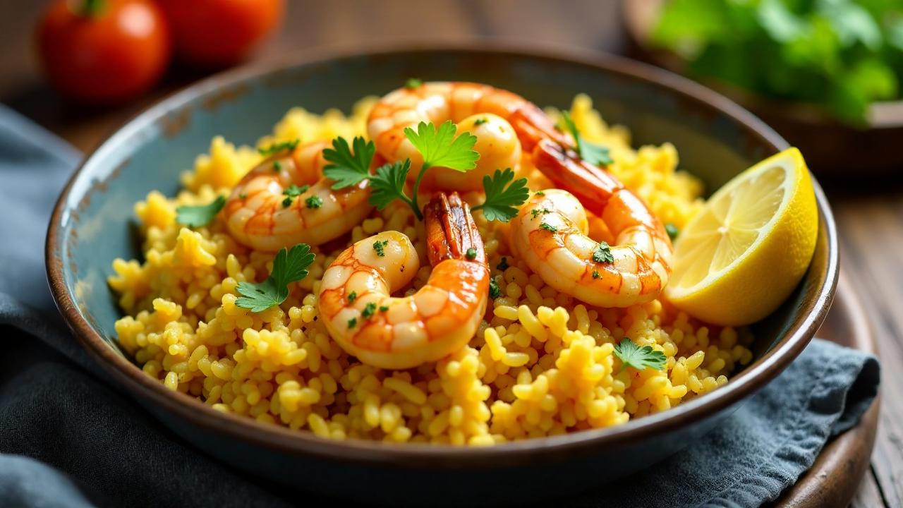 Prawn Pulao (Garnelen-Pilaf)