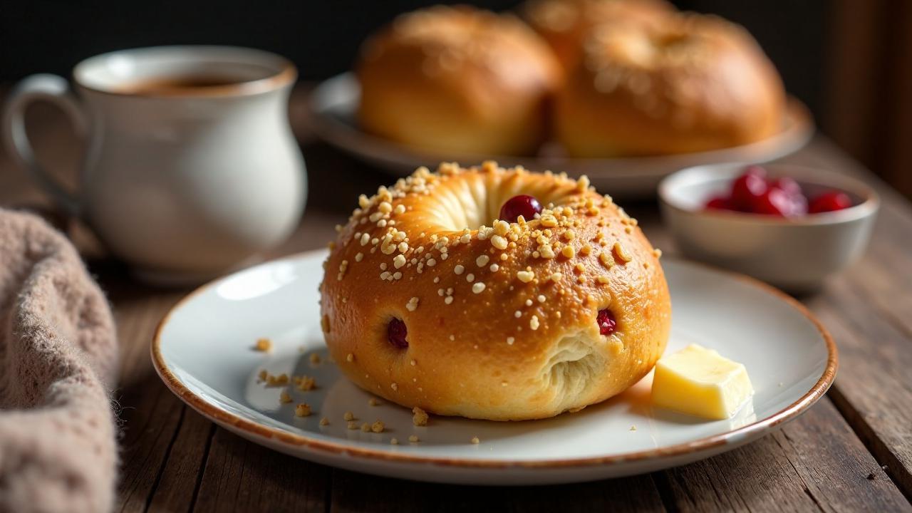 Preiselbeer-Walnuss-Brötchen: Herbstlich