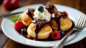 Profiteroles au Chocolat