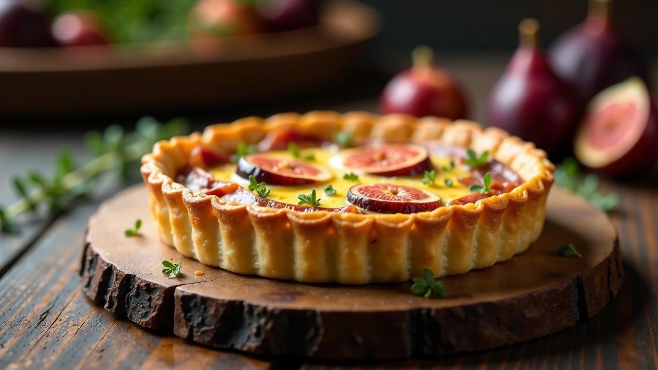 Prosciutto und Feigen-Quiche