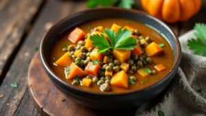 Pumpkin Lentil Stew