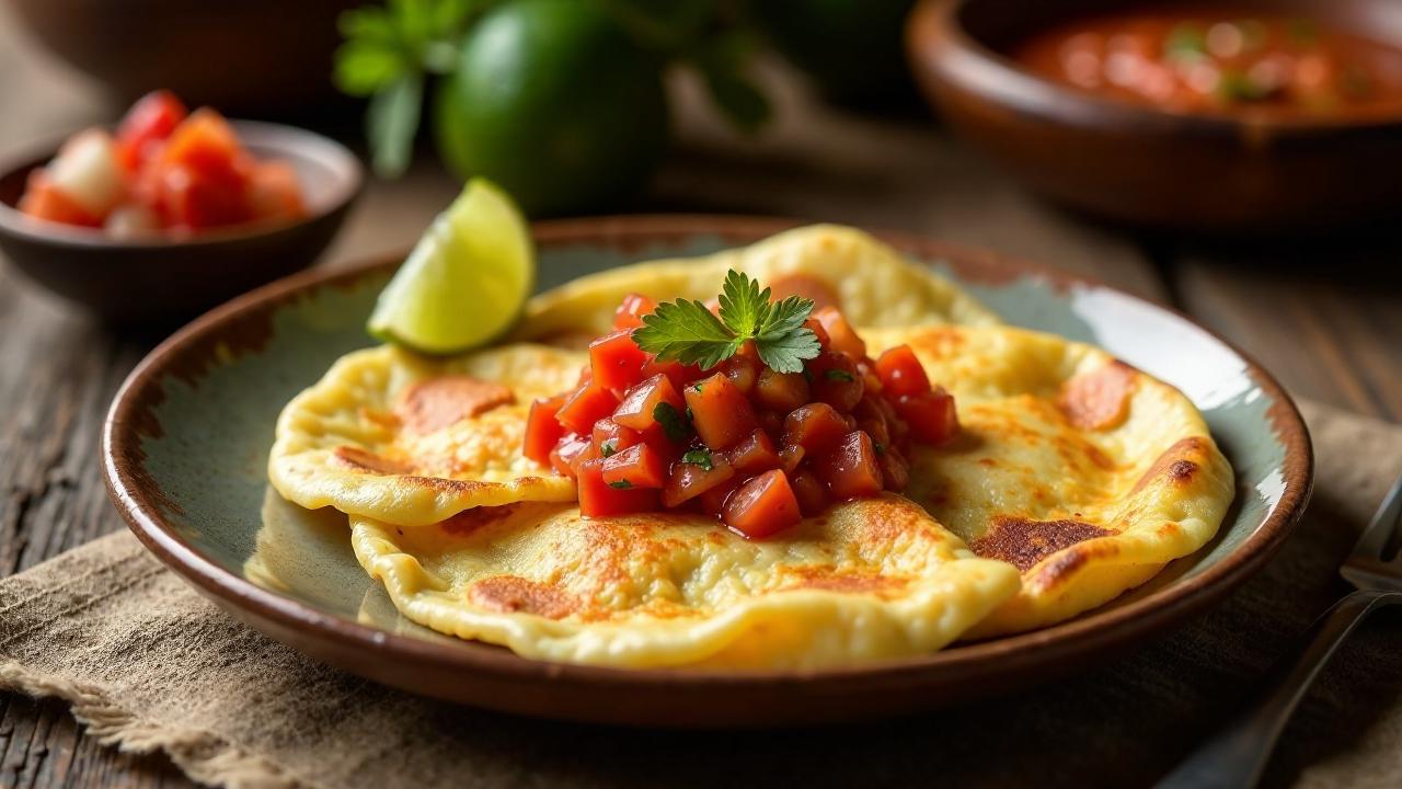 Pupusas Salsa Roja – Pupusas in roter Sauce