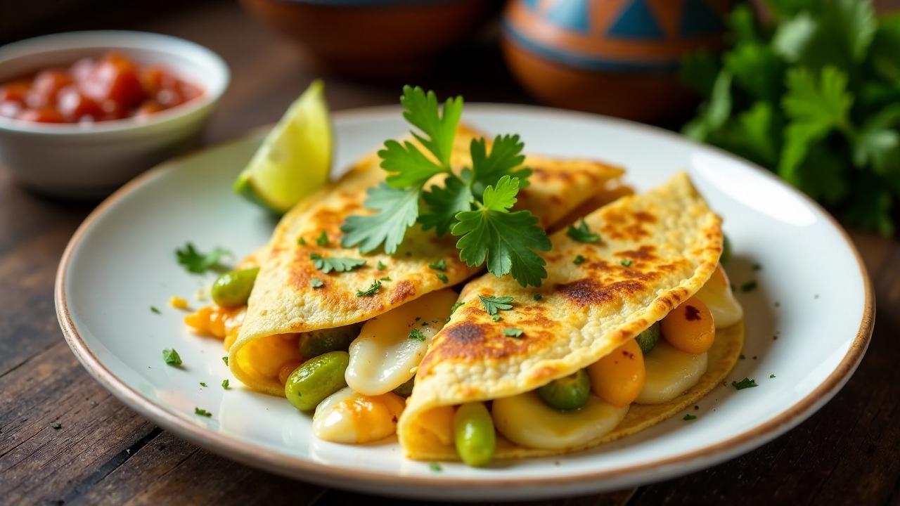 Quesadillas de Flor de Calabaza (Kürbisblüte)